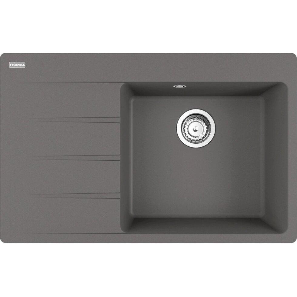 Кухонна мийка Franke Centro CNG 611-78 TL Stone Gray (114.0630.477) права