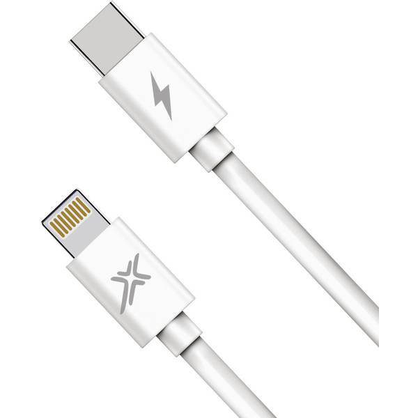 Дата-кабель Grand-X CL-07 1m USB Type C(тато) - Lightning(тато) White Grand-X - купити в Україні