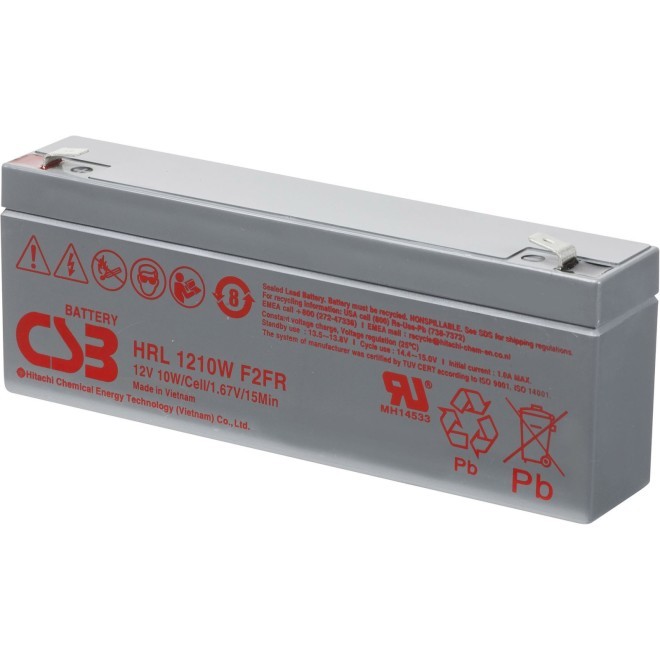 Акумулятор для ДБЖ CSB (HRL1210WF2) 12V 2.3Ah