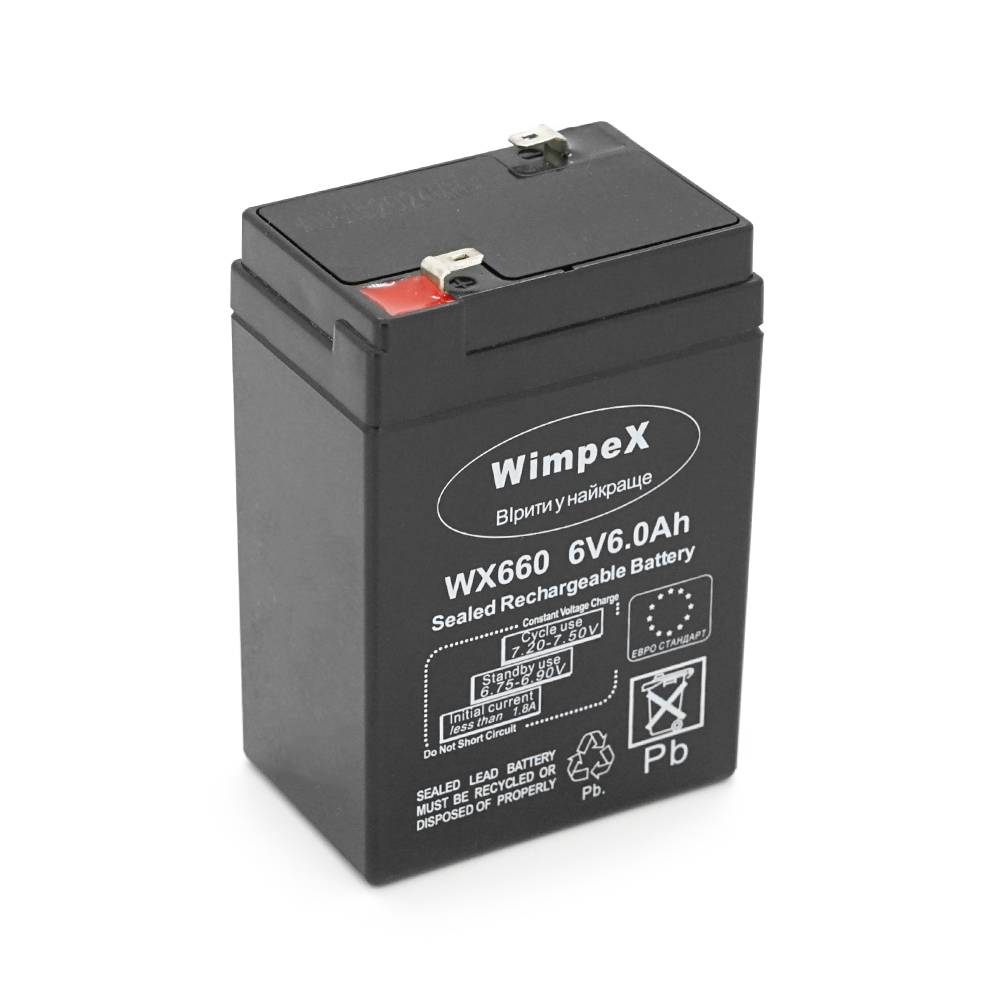 Акумулятор для ДБЖ WimpeX WX-660 6 V 6Ah WimpeX - купити в Україні
