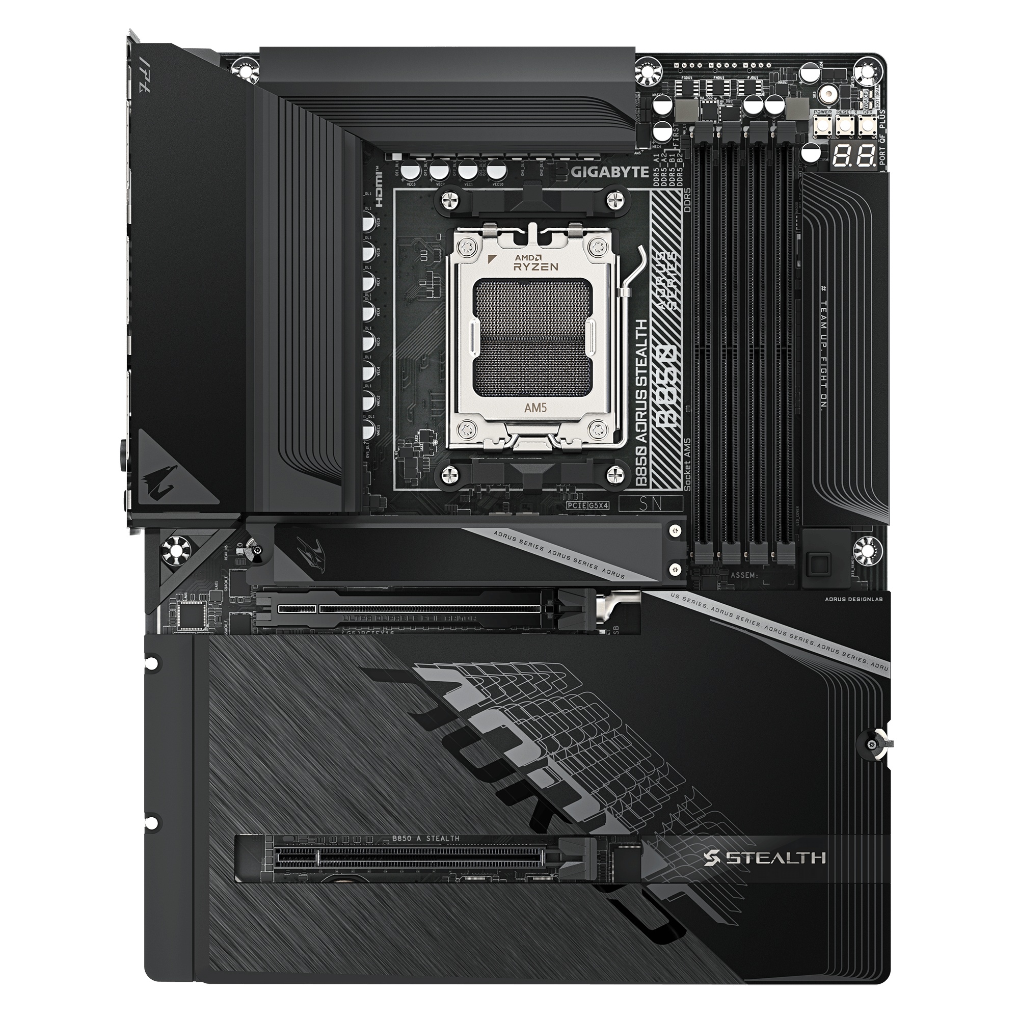 Материнська плата Gigabyte B850 AORUS STEALTH
