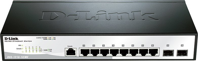 Світч D-Link DGS-1210-10/ME D-Link - купити в Україні