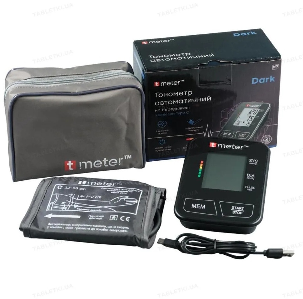 Тонометр Meter TM Dark
