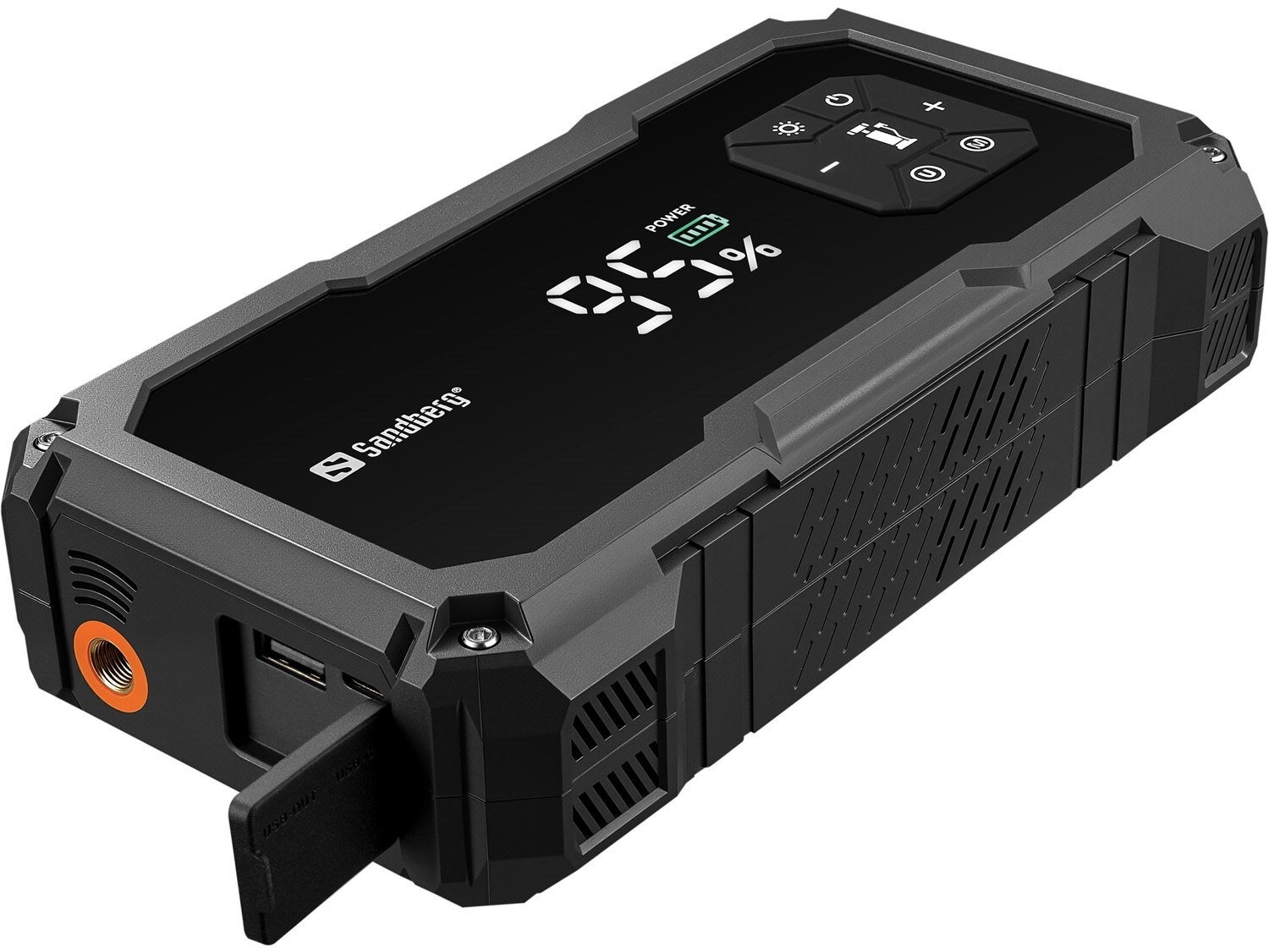 Автономний пусковий пристрій (бустер) Sandberg Jumpstarter TirePump 10000mAh Black (421-21)