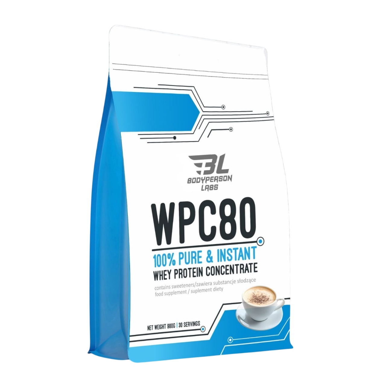 Протеїн Bodyperson Labs WPC80 - 900g Ice Coffe