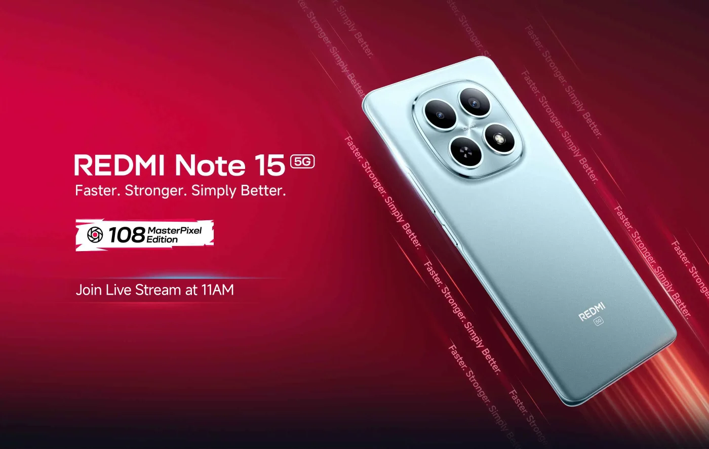 Смартфон Xiaomi Redmi Note 15 5G 6/128GB Midnight Black (Global