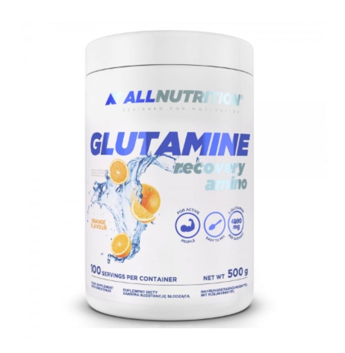 Allnutrition Glutamine Recovery Amino - 500g Orange
