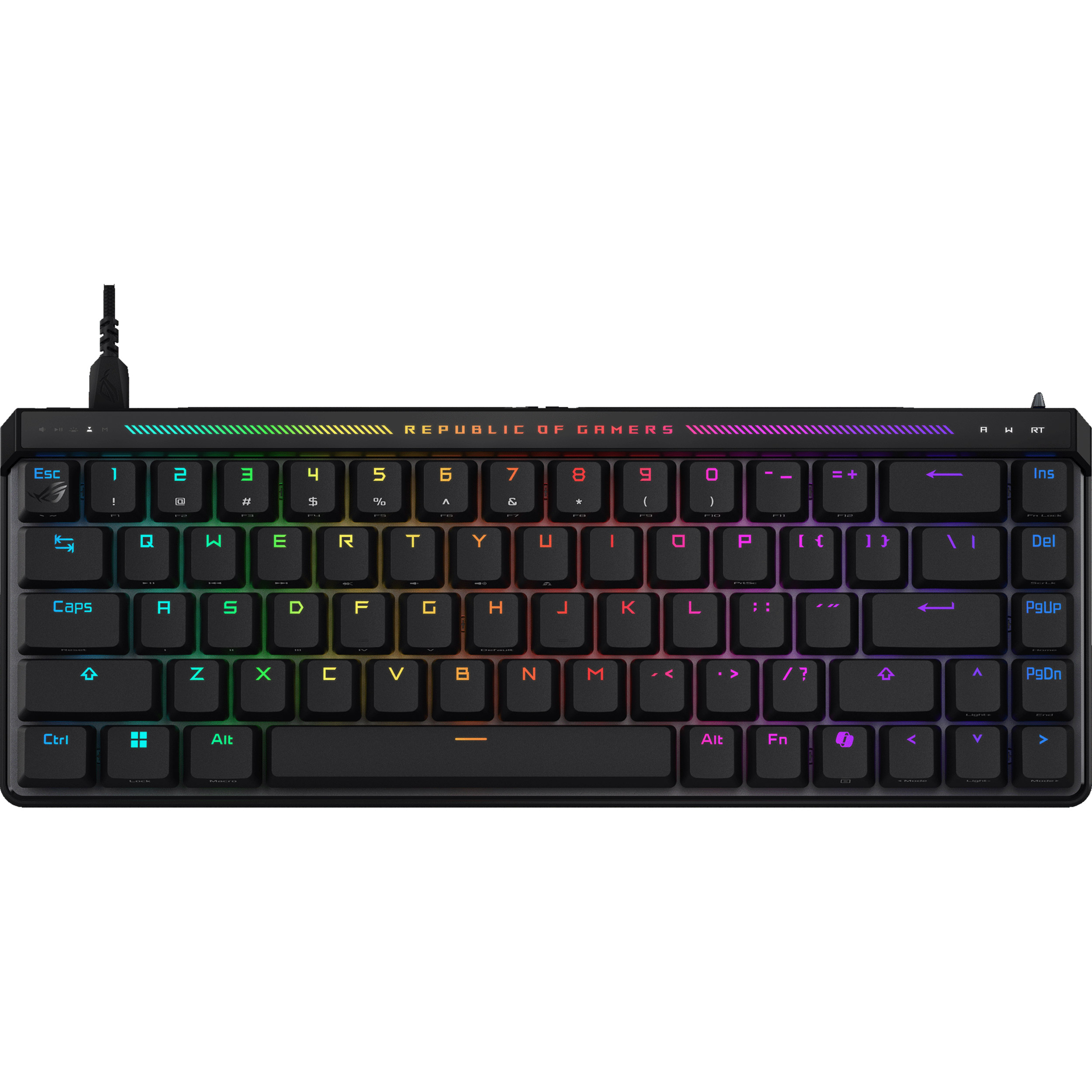 Клавіатура Asus ROG Falchion Ace HFX Magnetic Switches Black (90MP03VE-BKMA00) EN/UK