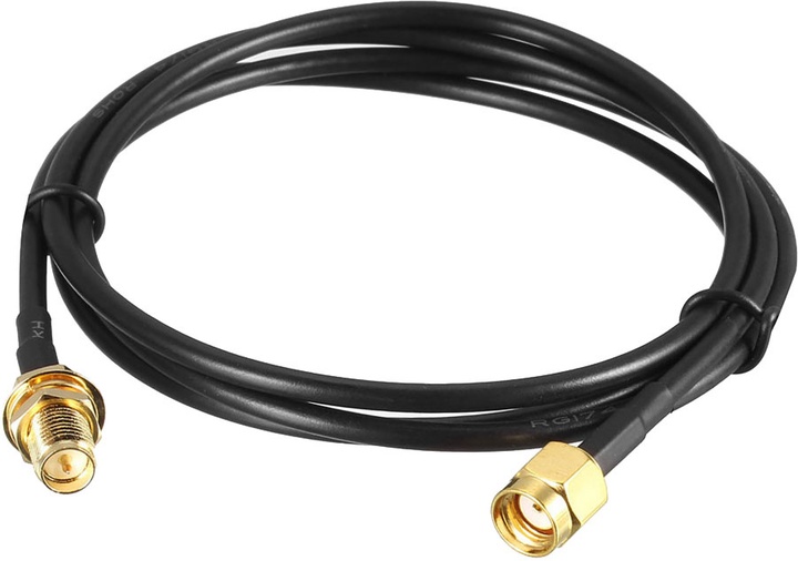 Кабель для квадрокоптера 4Hawks C1-B-10 RP-SMA (тато)  -  RP-SMA (тато) H155, 10 м Black