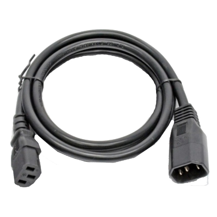 Кабель живлення KINGDA С13-C14 1.8 м Black