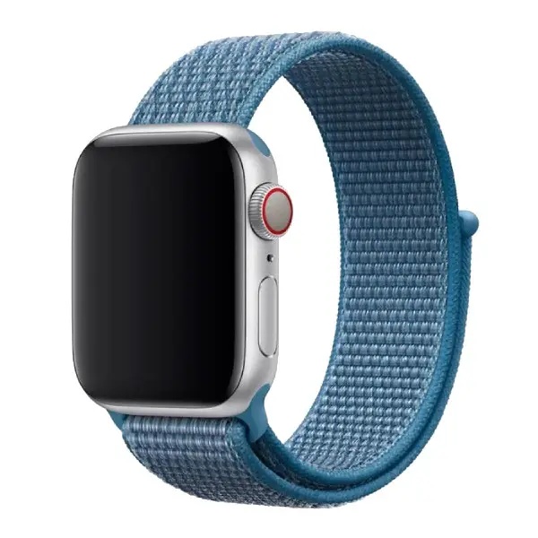 Ремінець для смарт-годинника Infinity Neylon Sport Loop Band for Apple Watch 38/40 mm Tahoe Blue