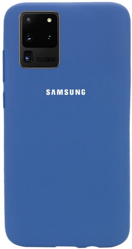 Чохол-накладка TOTO Silicone Full Protection Case для Samsung Galaxy G988 S20 Ultra Navy