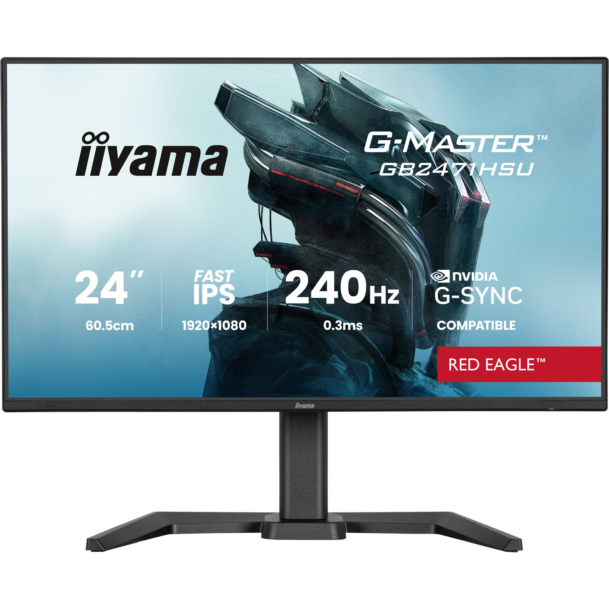 Монітор Iiyama G-MASTER GB2471HSU-B1 Black 23.8 Iiyama - купити в Україні