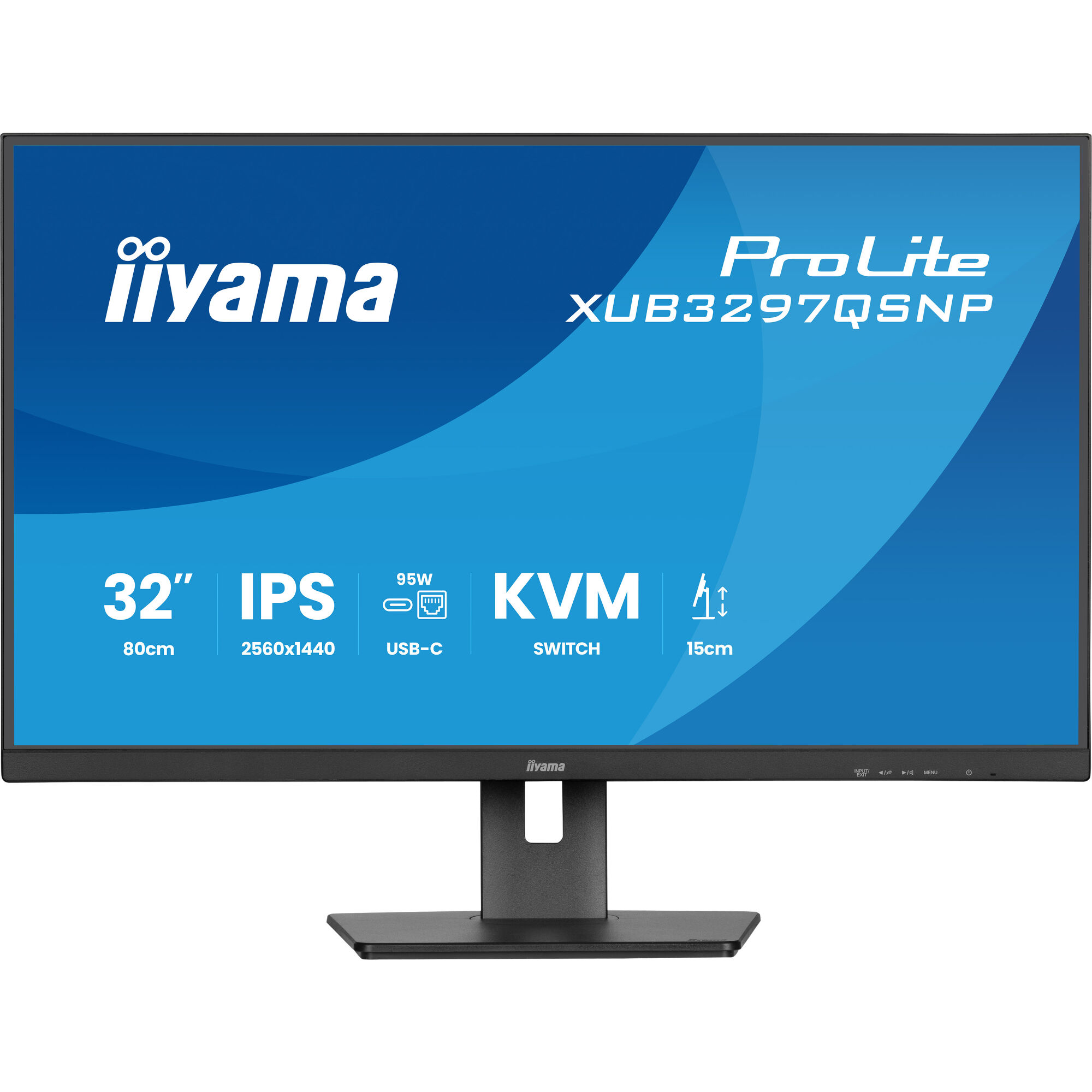 Монітор Iiyama ProLite XUB3297QSNP-B1 Black 31.5 Iiyama - купити в Україні