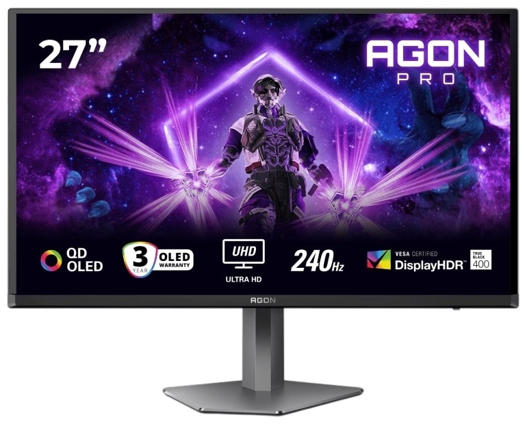 Монітор AOC AGON AG276UZD Black Gray 26.5