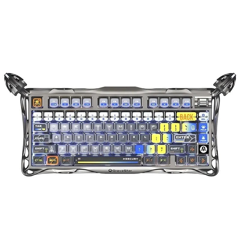 Клавіатура GravaStar Mercury K1 Pro Interstellar Silver (GSK1PRO_S_CGRY)