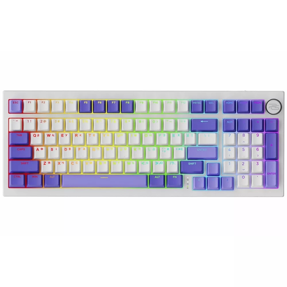 Клавіатура Proove Gaming Slicker Special Edition (Ukraine Layout) Purple White Proove - купити в Україні
