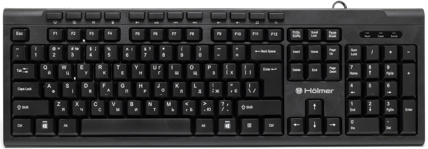 Клавіатура Holmer K-01OF Black