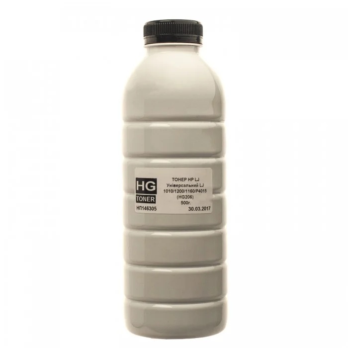 Принтерний тонер HG toner HP Universal 1010/1200/2100/4000/5000 Black 500 г (TSM-HG206-500)