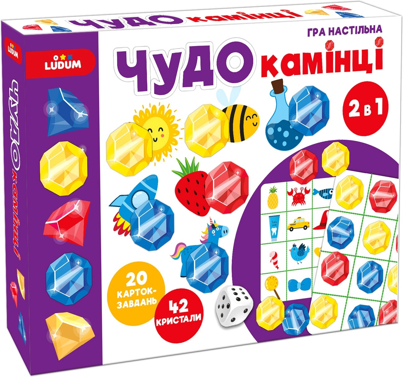 Настільна гра Ludum Чудо камінці (ME5032-12) Ludum - купити в Україні