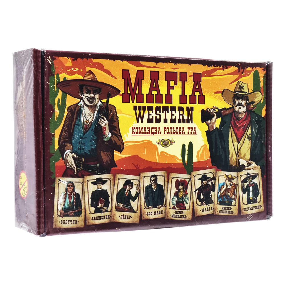 Настільна гра Мастер MAFIA WESTERN MKZ0815 Мастер - купити в Україні