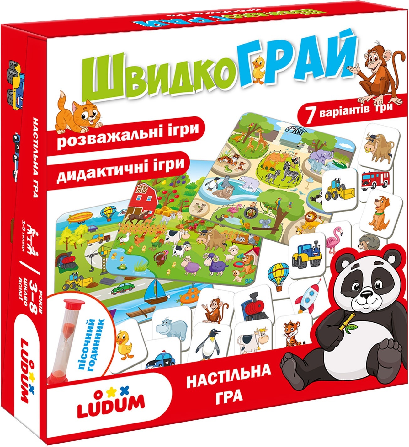Настільна гра Ludum ШвидкоГрай (LD1049-57) Ludum - купити в Україні