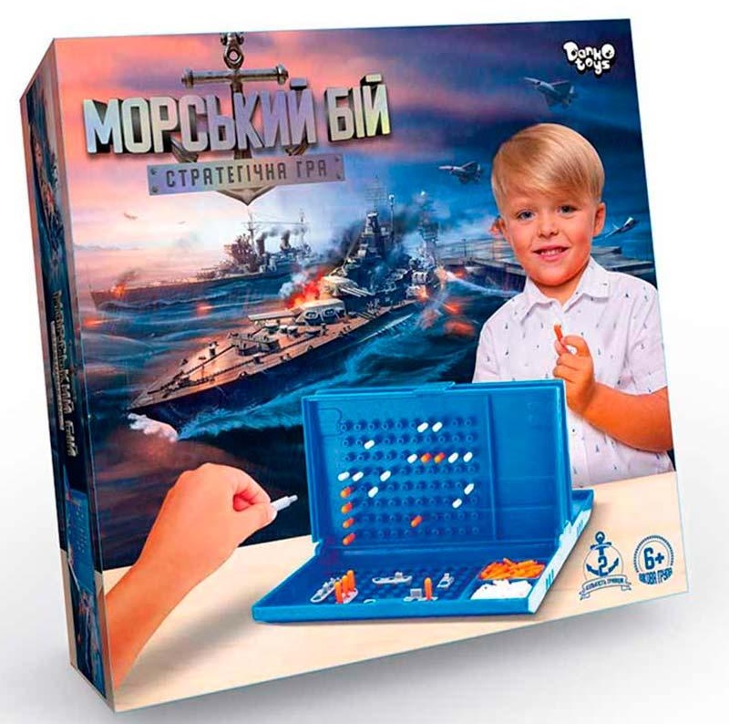 Настільна гра Danko Toys Морський бій (G-MB-01U) Danko Toys - купити в Україні