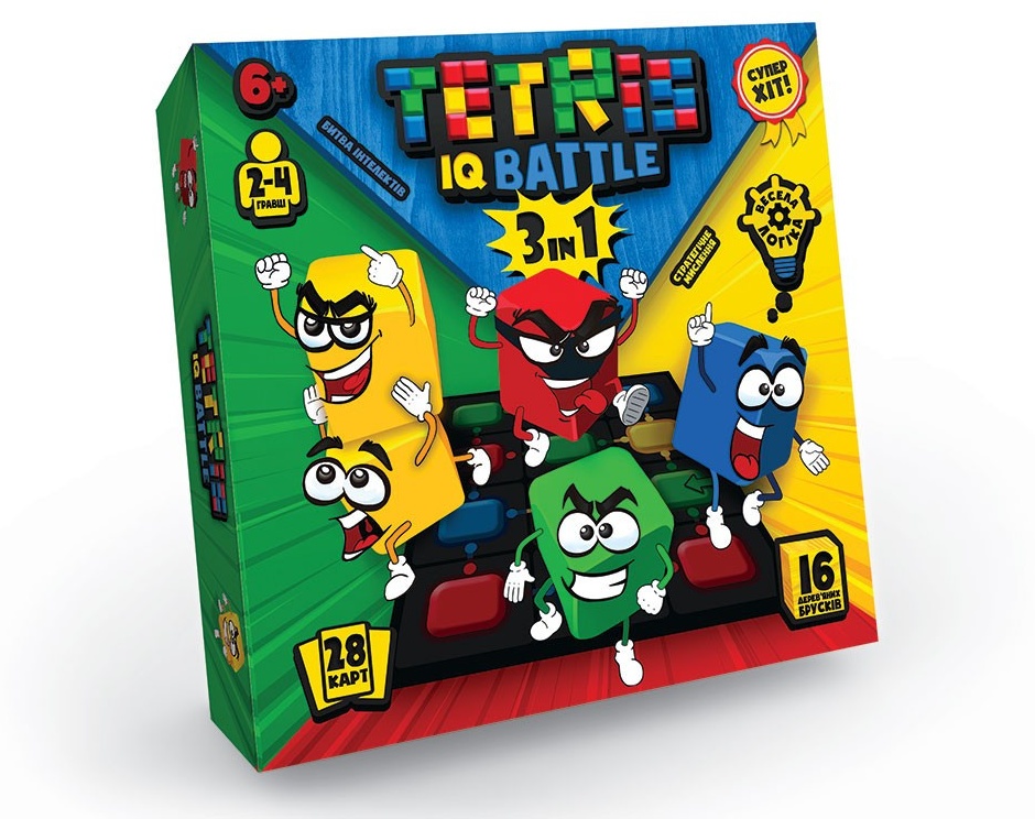 Настільна гра Danko Toys Tetris IQ battle 3in1 G-TIB-02U Danko Toys - купити в Україні