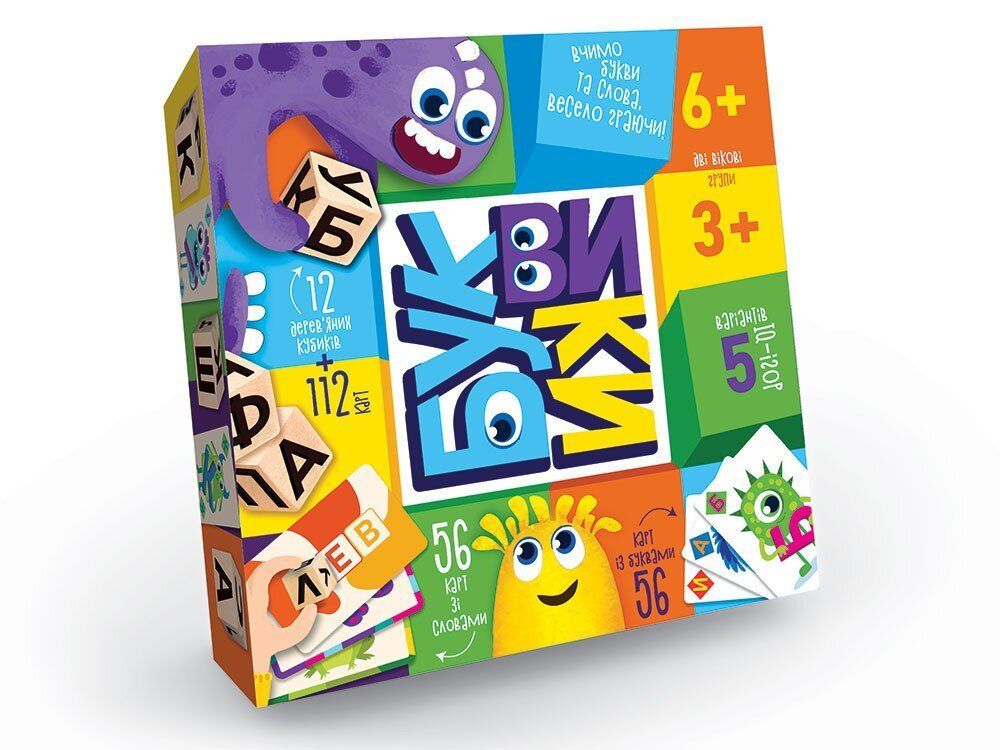 Настільна гра Danko Toys G-BU-01U Буквики Danko Toys - купити в Україні