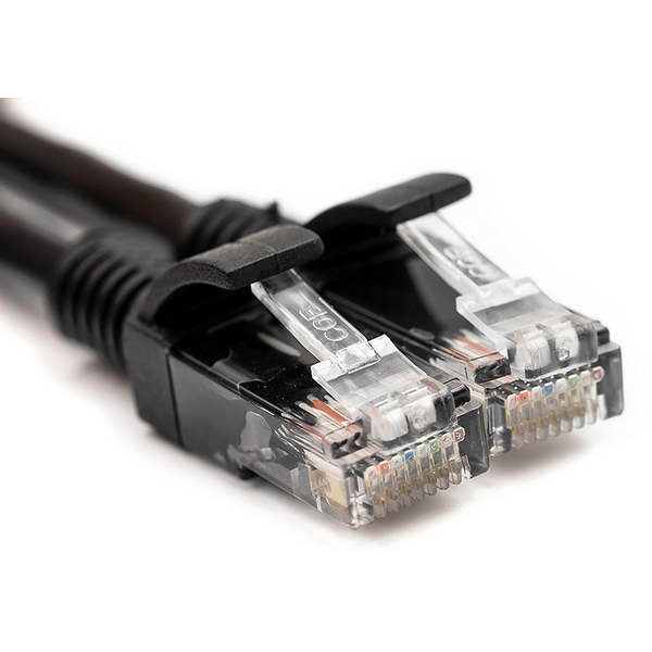 Патч-корд PowerPlant CA912643 Black 35 м, Cat 5e UTP