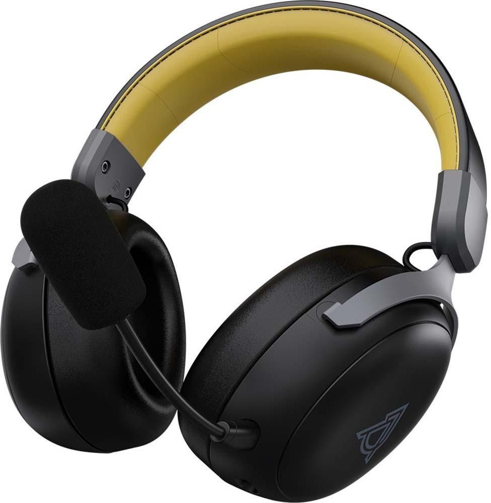 Накладні навушники Ajazz AHM08 MAX Black Yellow Gray (AHM08-MAX-BGY)