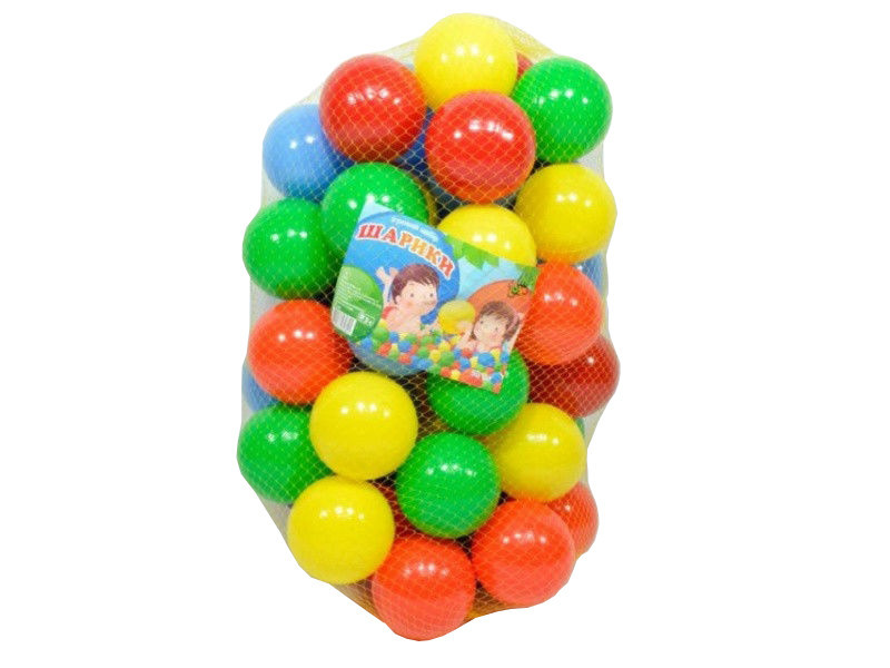 Кульки для сухих басейнів MToys 16026 74 мм 30 шт в сітці MToys - купити в Україні