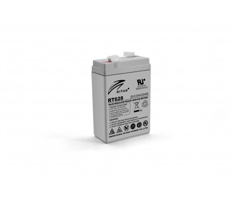 Акумулятор для ДБЖ Ritar 6V 2.8 AH Gray (RT628/02966) AGM