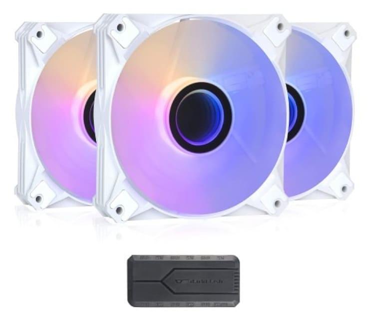 Вентилятор для ПК DarkFlash INF8 PRO 3IN1 White