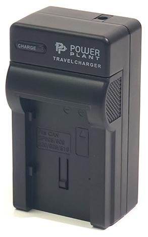 Зарядний пристрій до фотоапарата PowerPlant Canon BP-808 (CH980031) для акумуляторів
