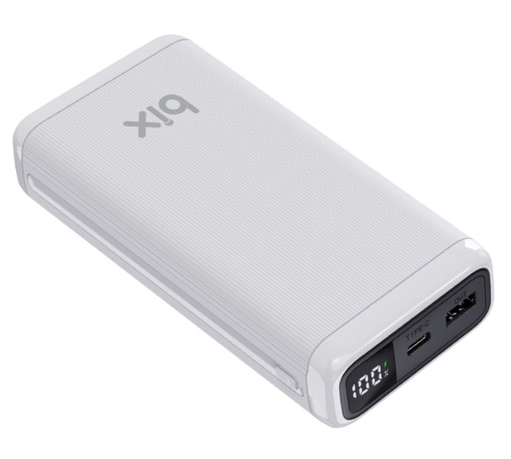 Зовнішній портативний акумулятор Bix BXPB204 20000 mAh White 22.5W