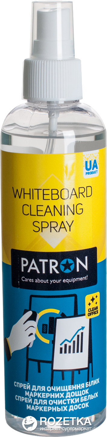 Очисний спрей для маркерної дошки Patron F3-007 250 мл