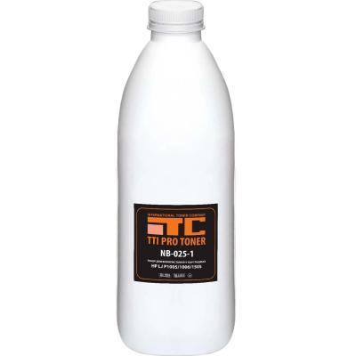 Принтерний тонер TTI HP LJ P1005/1006/1505 1000г Black (NB-025-1)