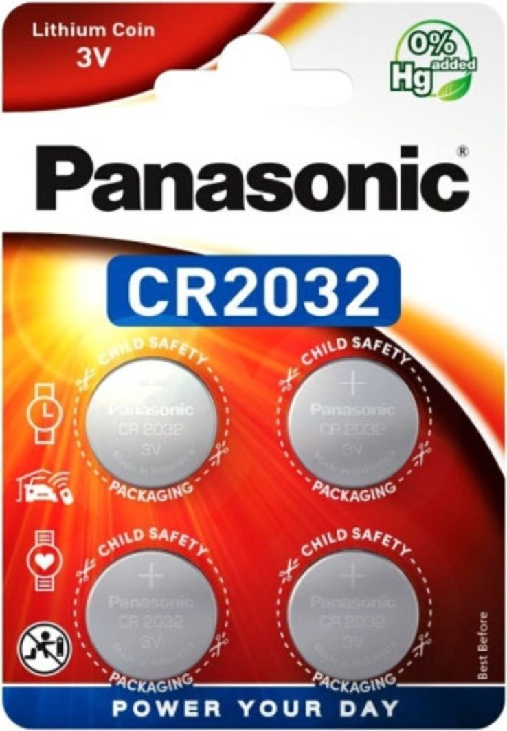 Батарейка Panasonic CR2032 4шт
