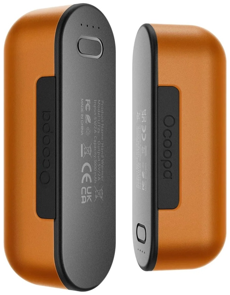 Зовнішній портативний акумулятор Ocoopa Powerbank Heater UT2s 10000 mAh Orange (грілка для рук) Ocoopa - купити в Україні