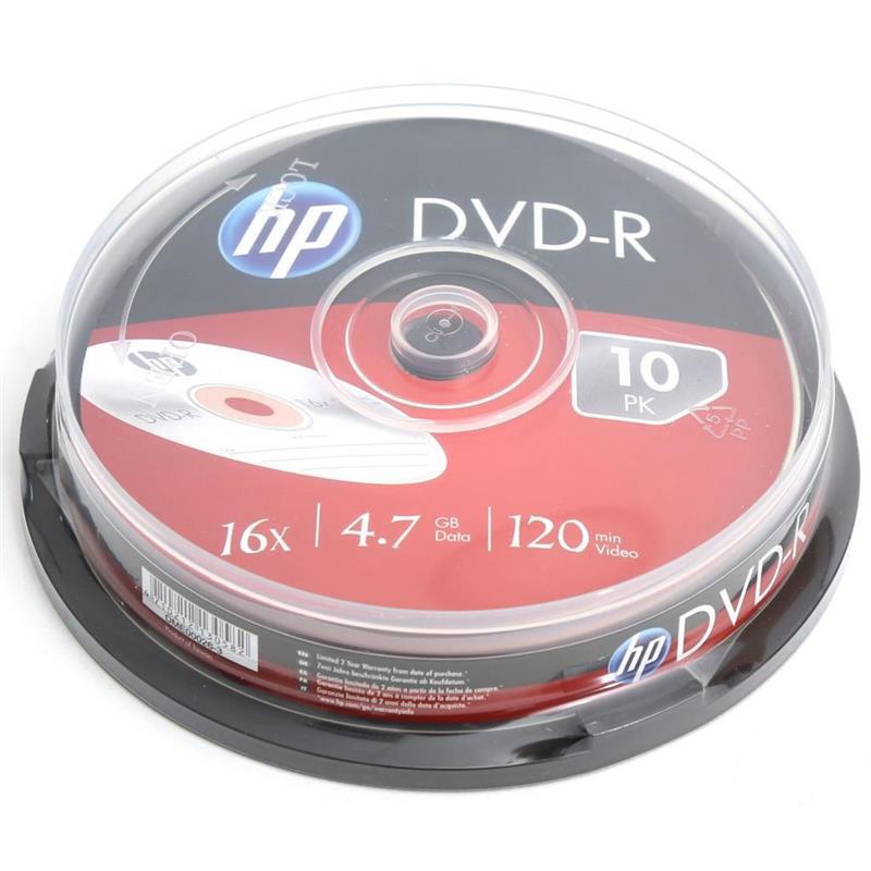 Диск HP DVD+R 69315/DME00026-3 10 шт 4.7 GB