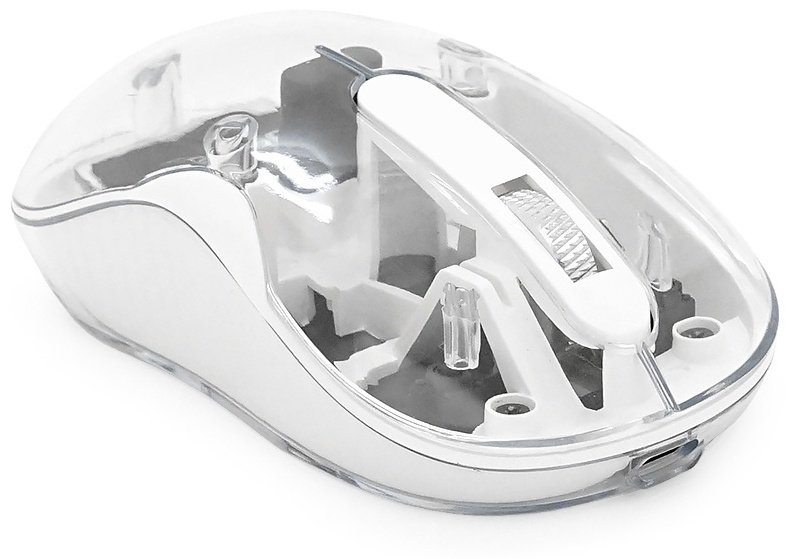 Мишка Jedel WD141T-W Transparent White Jedel - купити в Україні