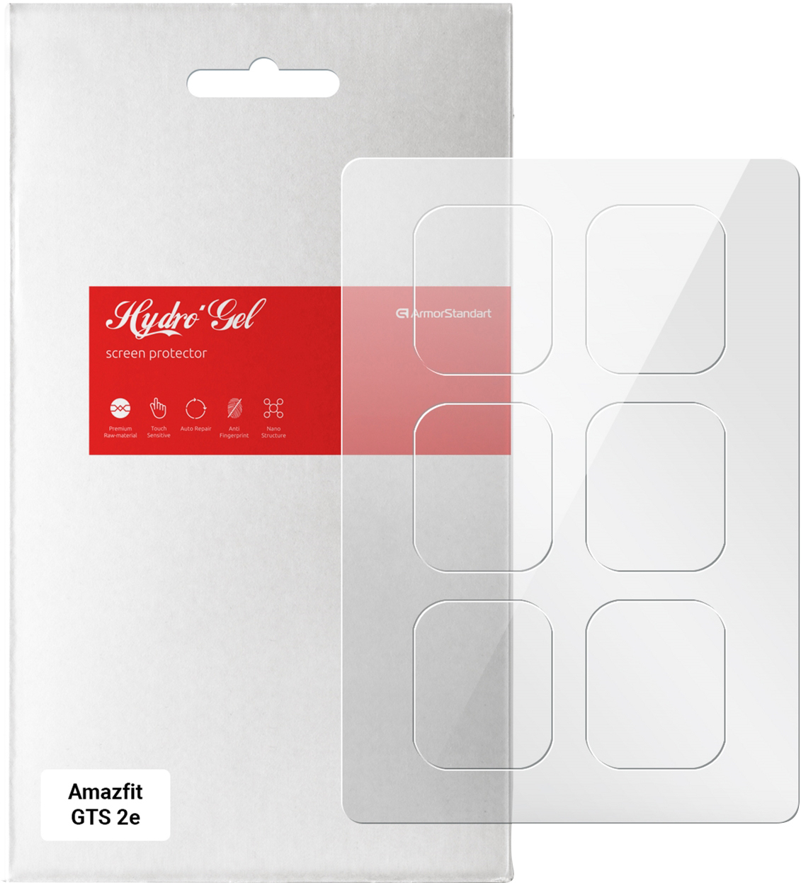 Захисна плівка для смарт-годинника ArmorStandart для Amazfit GTS 2e 6 шт. (ARM58907) Transparent