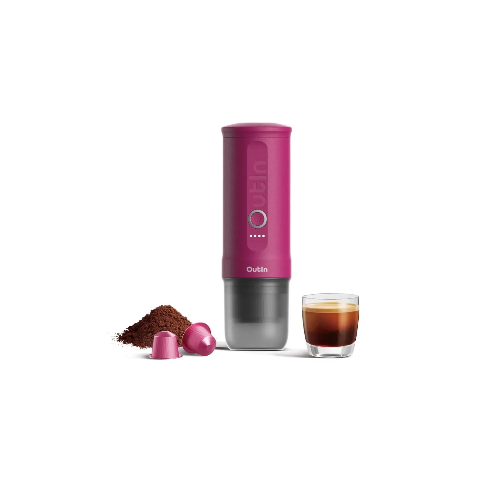 Кавоварка Outin Nano Espresso Machine Crimson Red (OTEM-01-CR)