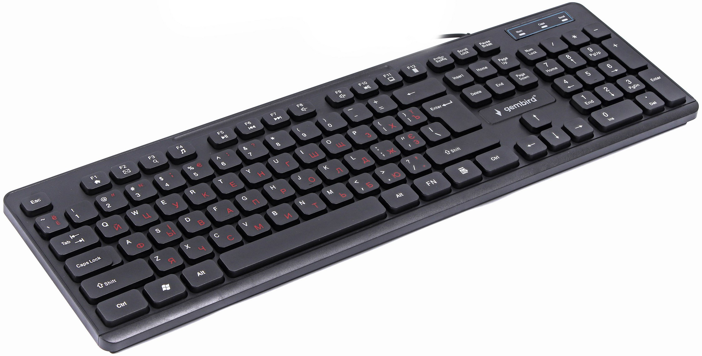 Клавіатура Gembird KB-MCH-04-UA Black (USB) Gembird - купити в Україні