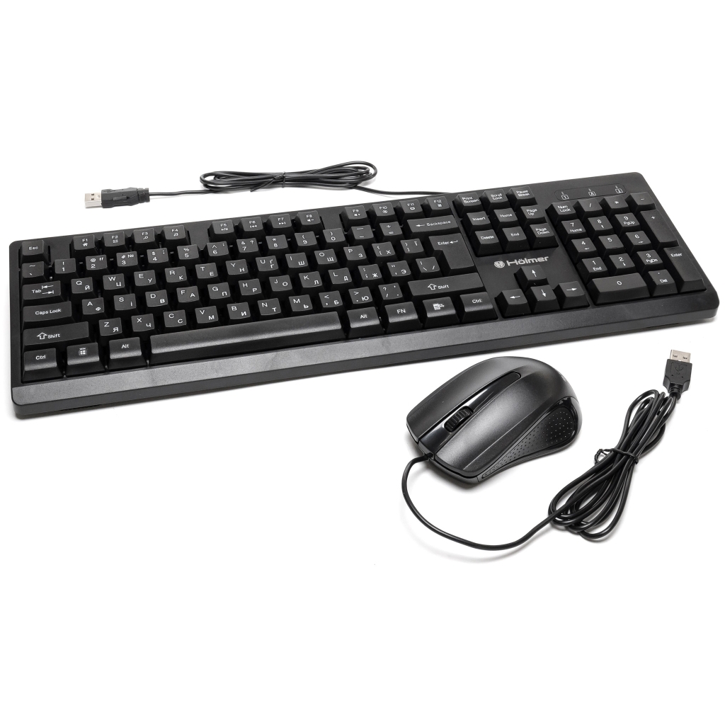 Комплект клавіатура та миша Holmer SO-01 Black USB