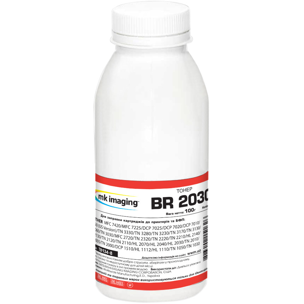Принтерний тонер Mitsubishi TB134-8 Brother HL-2030/2040/2070 100г
