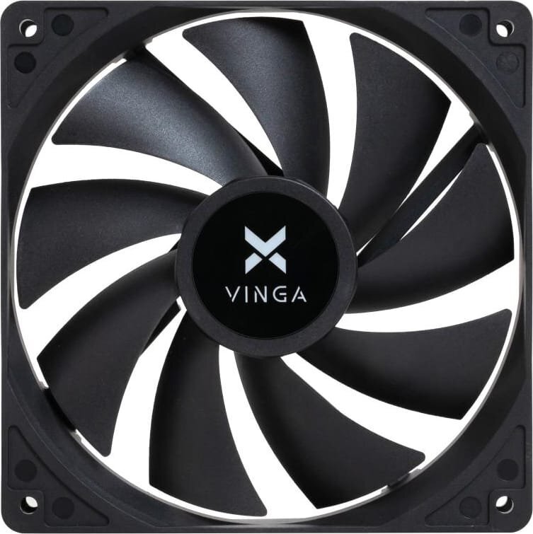 Вентилятор для ПК Vinga 14025 PWM 4pin OEM Black (технічне пакування)