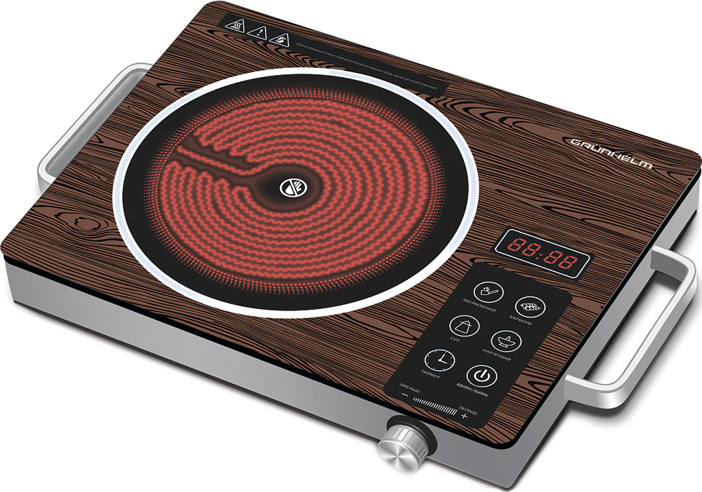 Настільна плита Grunhelm GIR-812WO