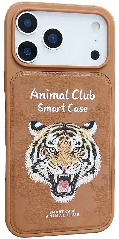 Чохол-накладка EpiK Animal Club для Apple iPhone 17 Pro (6.3) TPU + PC Chocolate Brown EpiK - купити в Україні